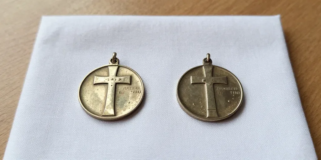 Médaille ou croix, quel bijou restera facile à porter après le baptême ?